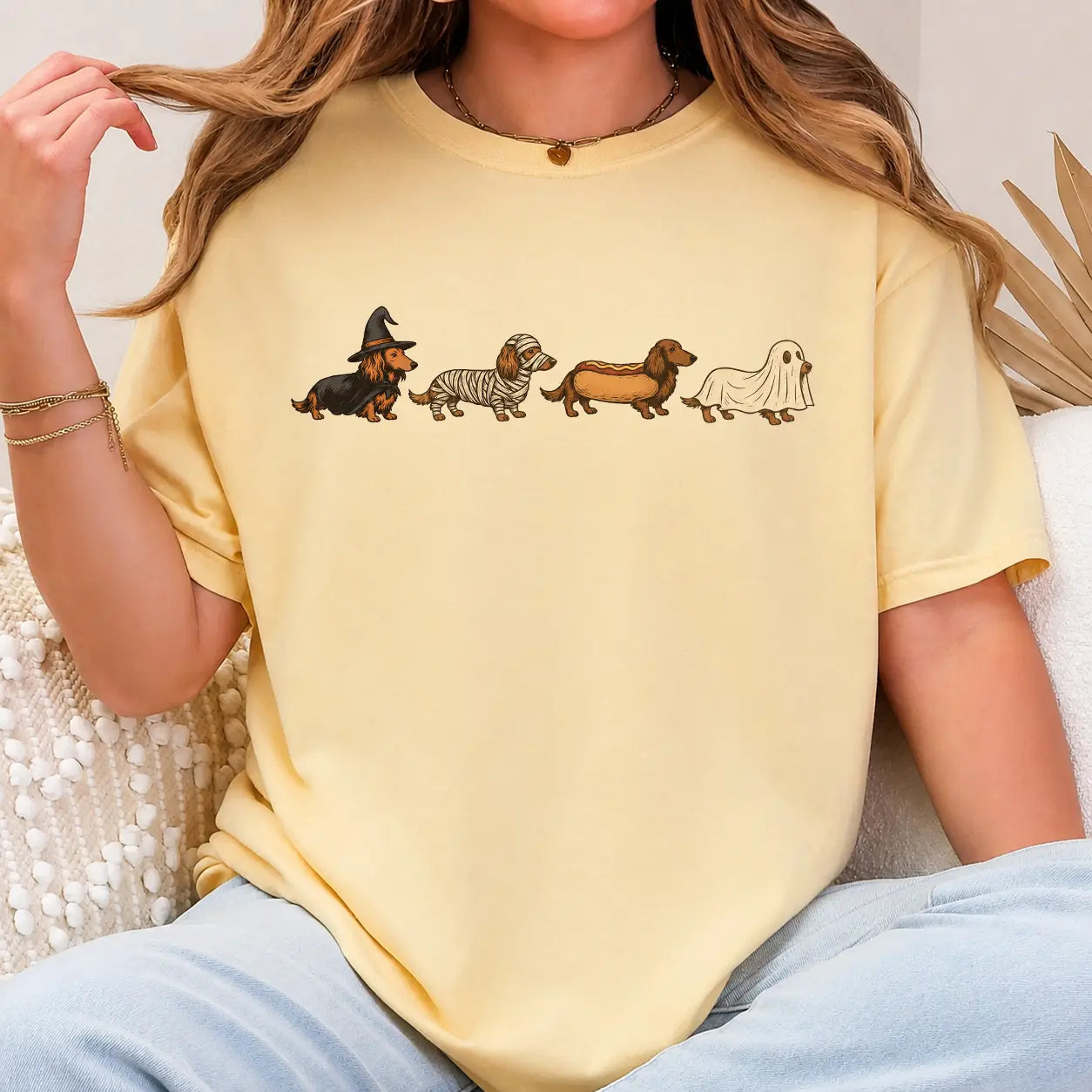 Halloween Wiener Dog Dachshund Costume T-Shirt / Sweatshirt / Hoodie