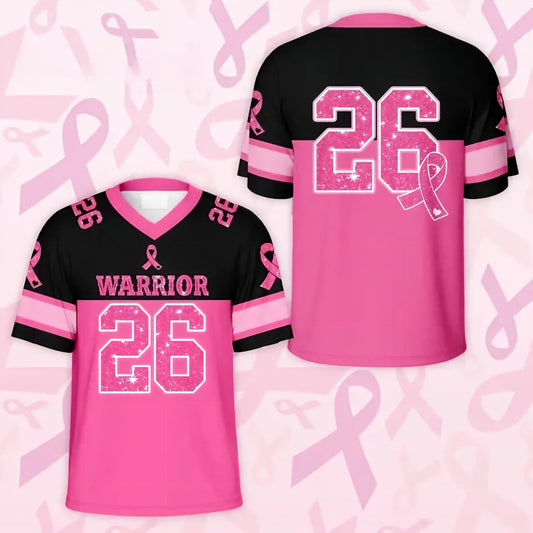 Breast Cancer Soccer Jersey - Pink Breast Cancer Awareness Game Day  Sports Jersey
