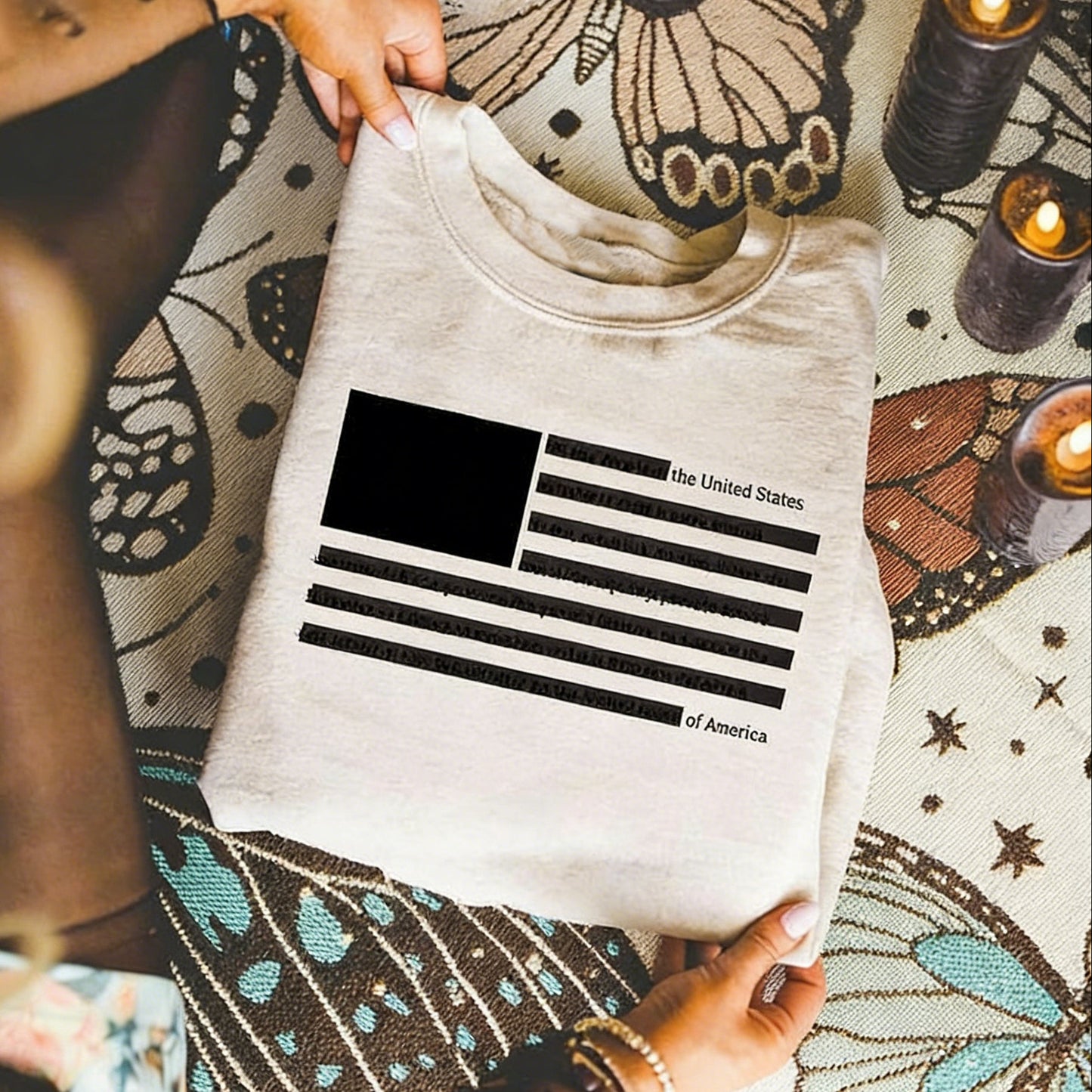 Vintage Redacted Statement T-Shirt / Sweatshirt / Hoodie