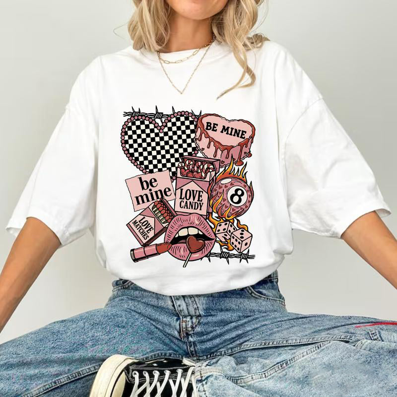 Western Valentine Collage Retro Cowgirl Love Graphic T-Shirt / Sweatshirt / Hoodie
