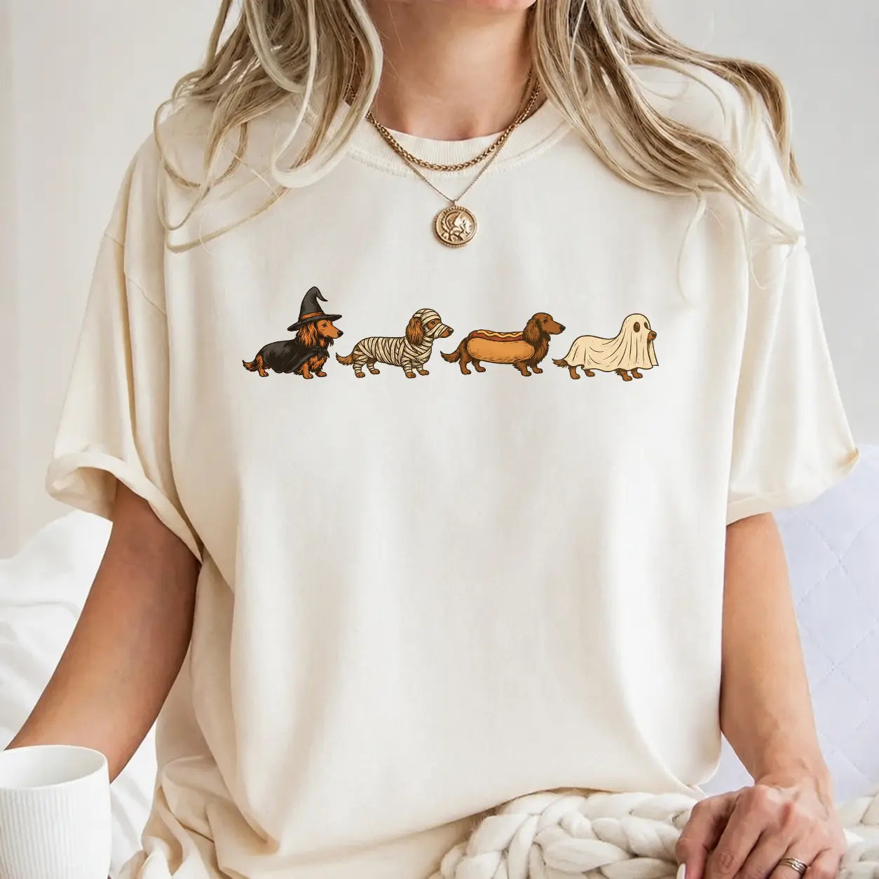 Halloween Wiener Dog Dachshund Costume T-Shirt / Sweatshirt / Hoodie