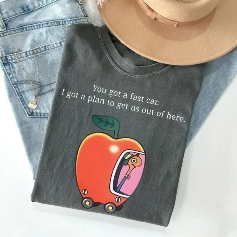 Retro Apple Car Graphic T-Shirt / Sweatshirt / Hoodie