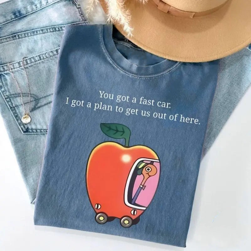 Retro Apple Car Graphic T-Shirt / Sweatshirt / Hoodie