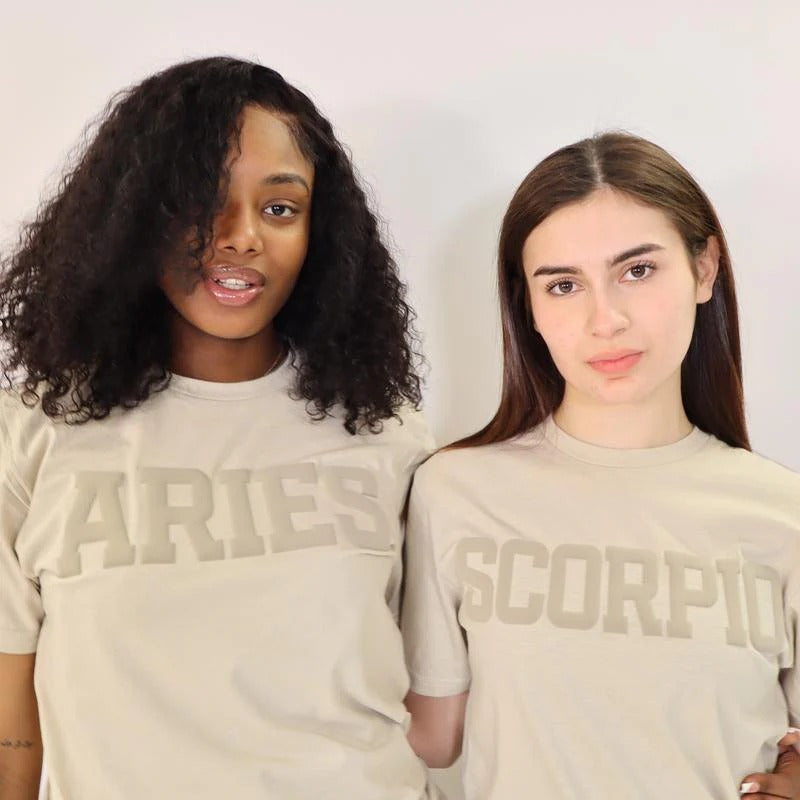 Zodiac Puff Print T-Shirt / Sweatshirt / Hoodie