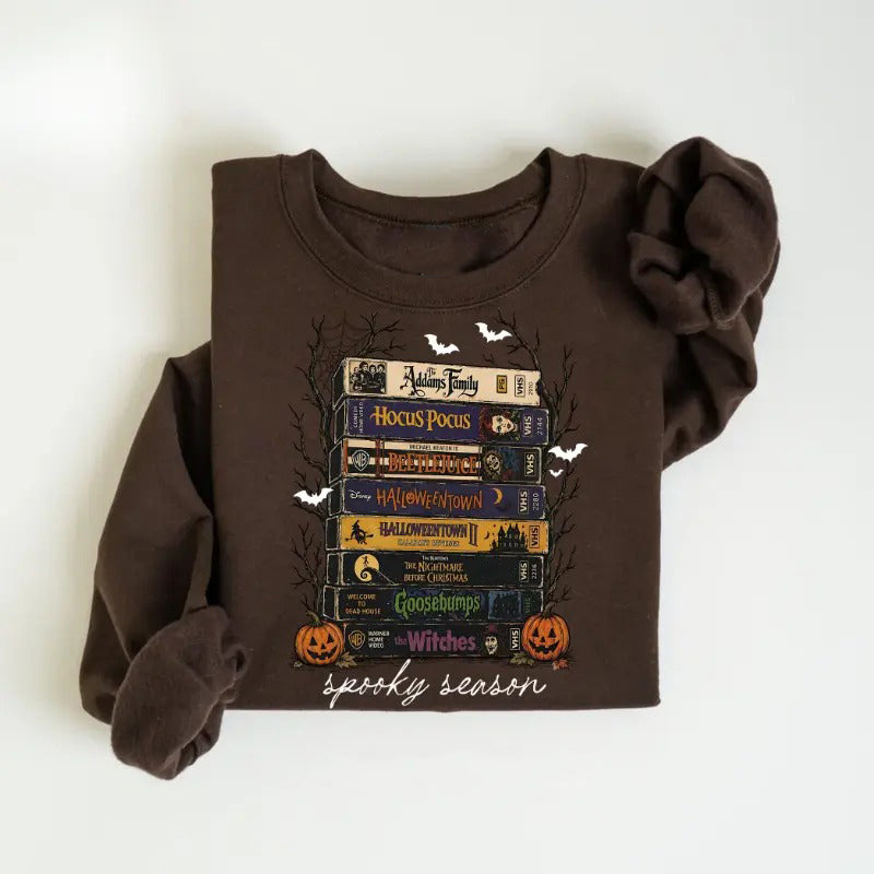 Vintage Halloween Movie Retro Spooky Season T-Shirt / Sweatshirt / Hoodie