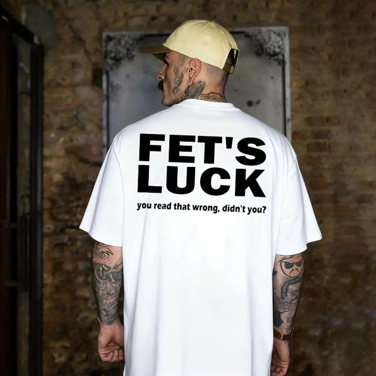 Fet's Luck Sarcastic Joke Print T-Shirt / Sweatshirt / Hoodie