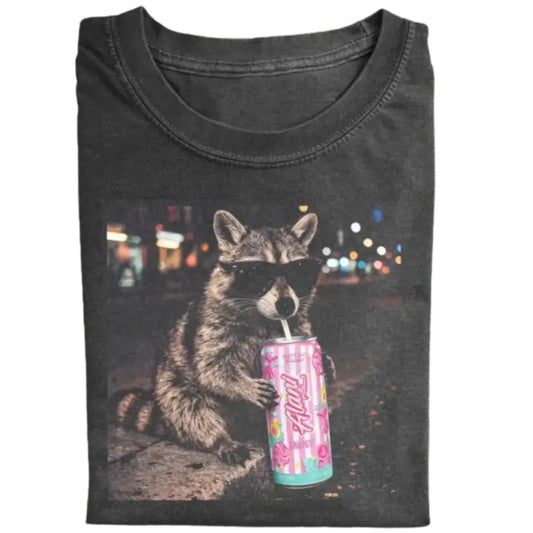 Funny Raccoon Sunglasses Vintage T-Shirt / Sweatshirt / Hoodie