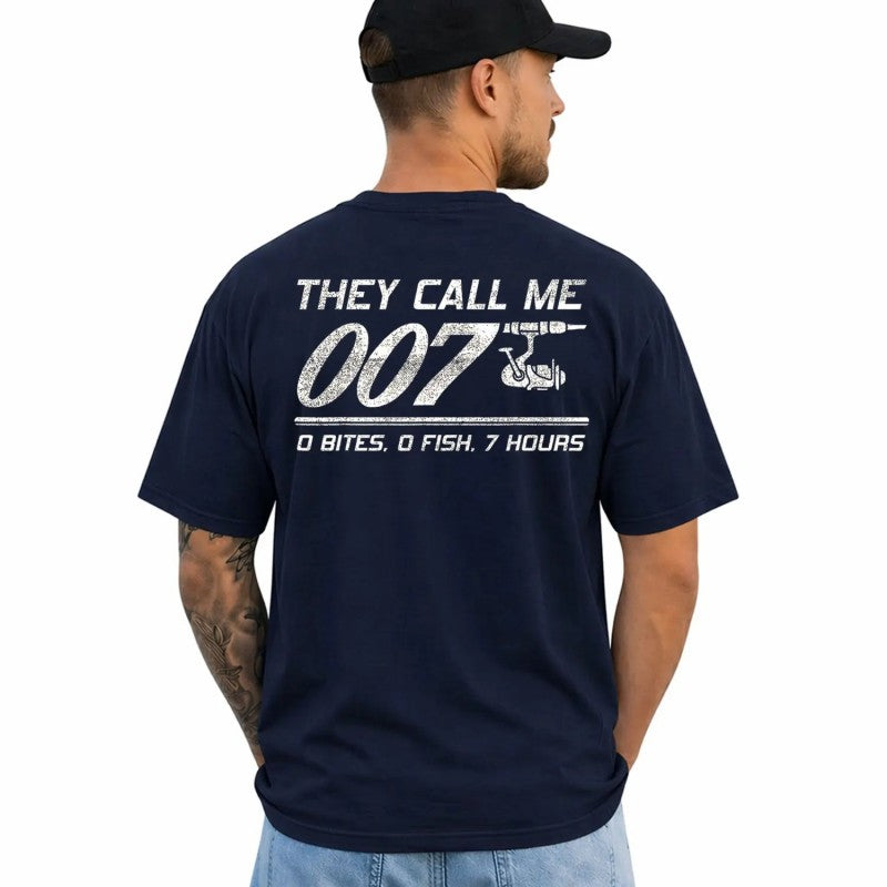 Fisherman Joke Dad They Call Me 007 T-Shirt / Sweatshirt / Hoodie