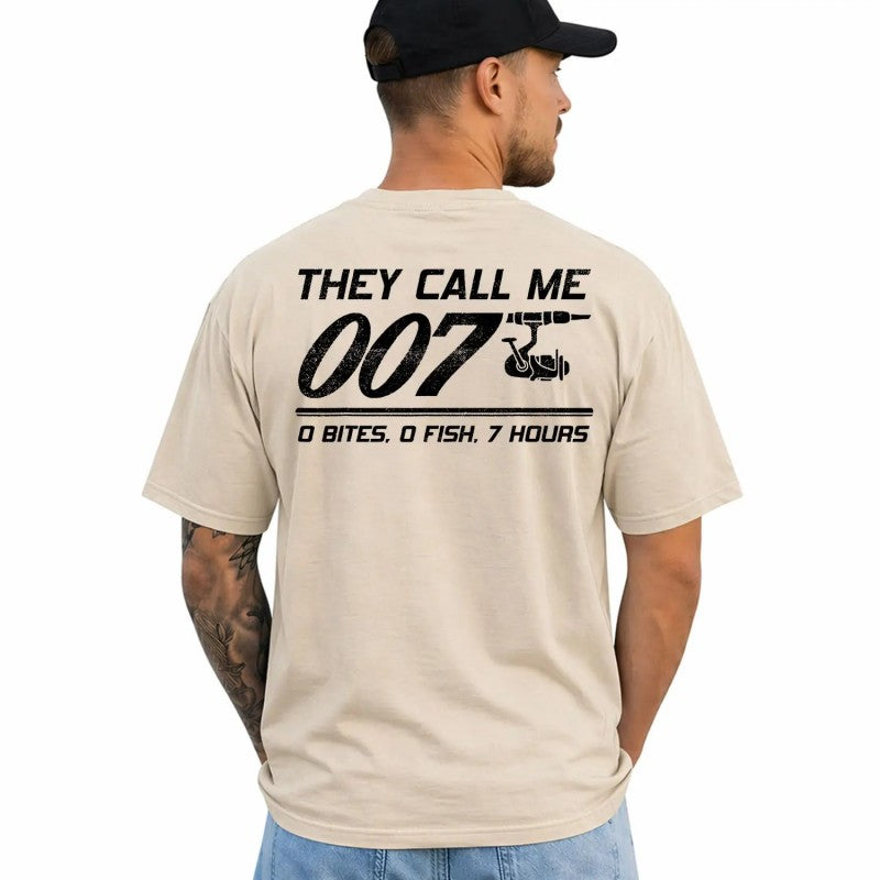Fisherman Joke Dad They Call Me 007 T-Shirt / Sweatshirt / Hoodie