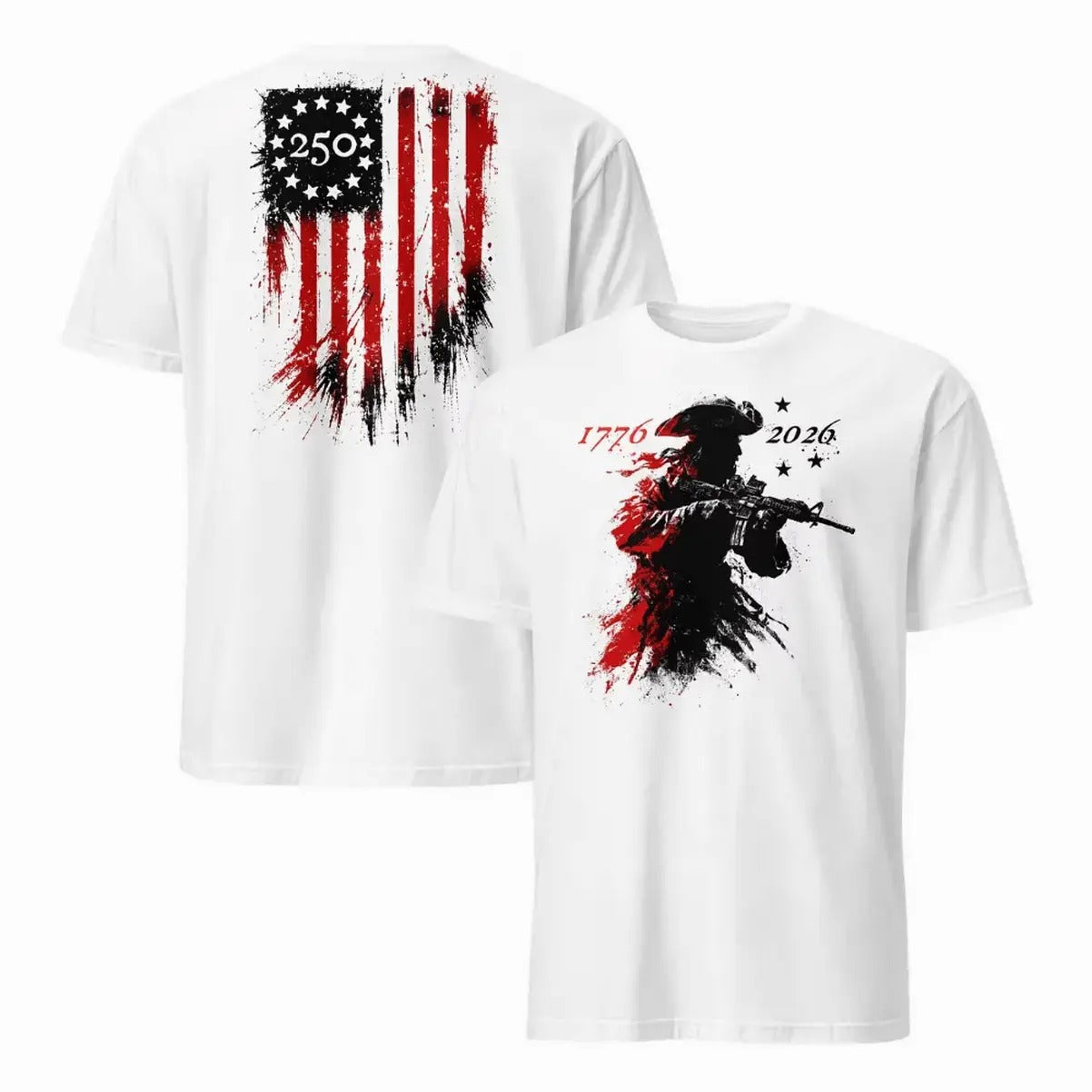 America 250th Anniversary Revolutionary Soldier T-Shirt / Sweatshirt / Hoodie
