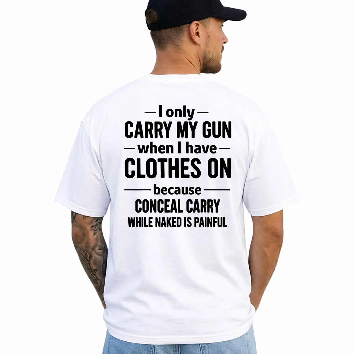 I Only Carry My Gun T-Shirt / Sweatshirt / Hoodie