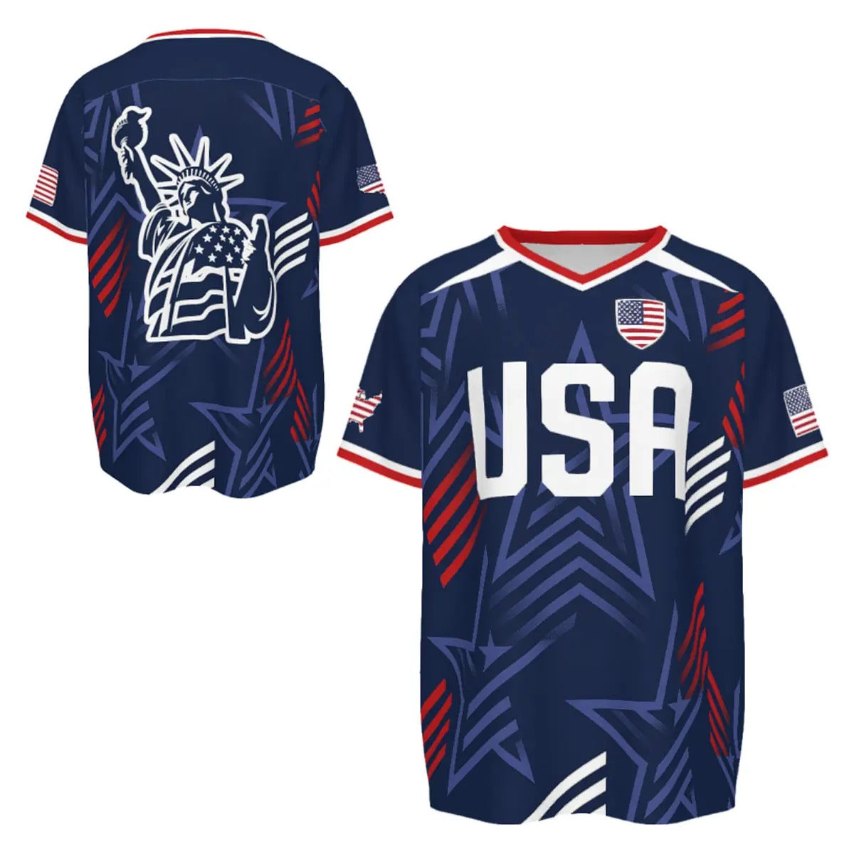 USA Statue of Liberty Graphic Soccer Jersey - 2026 Sports Football Jersey