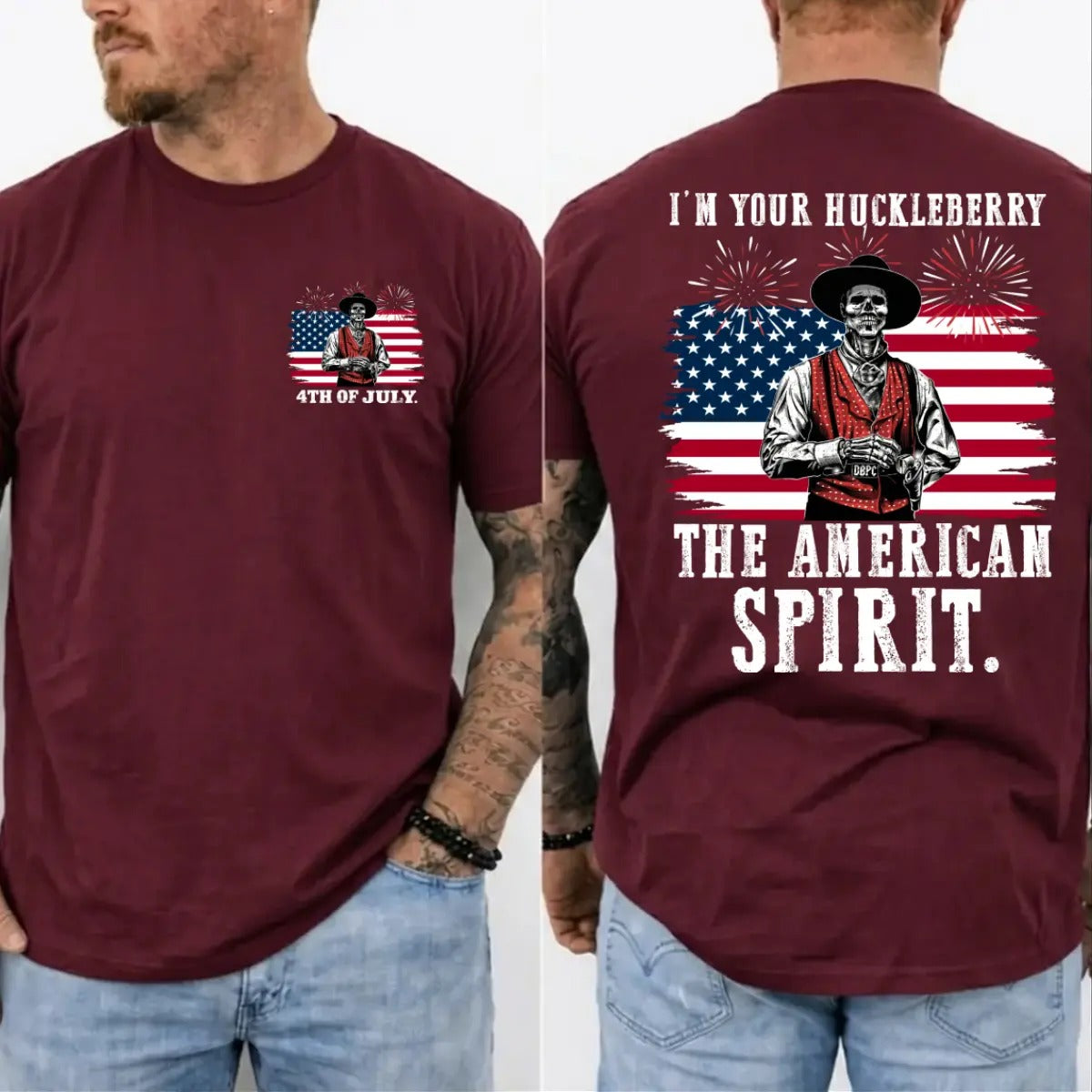 Doc Holliday I'm Your Huckleberry The American Spirit T-Shirt / Sweatshirt / Hoodie