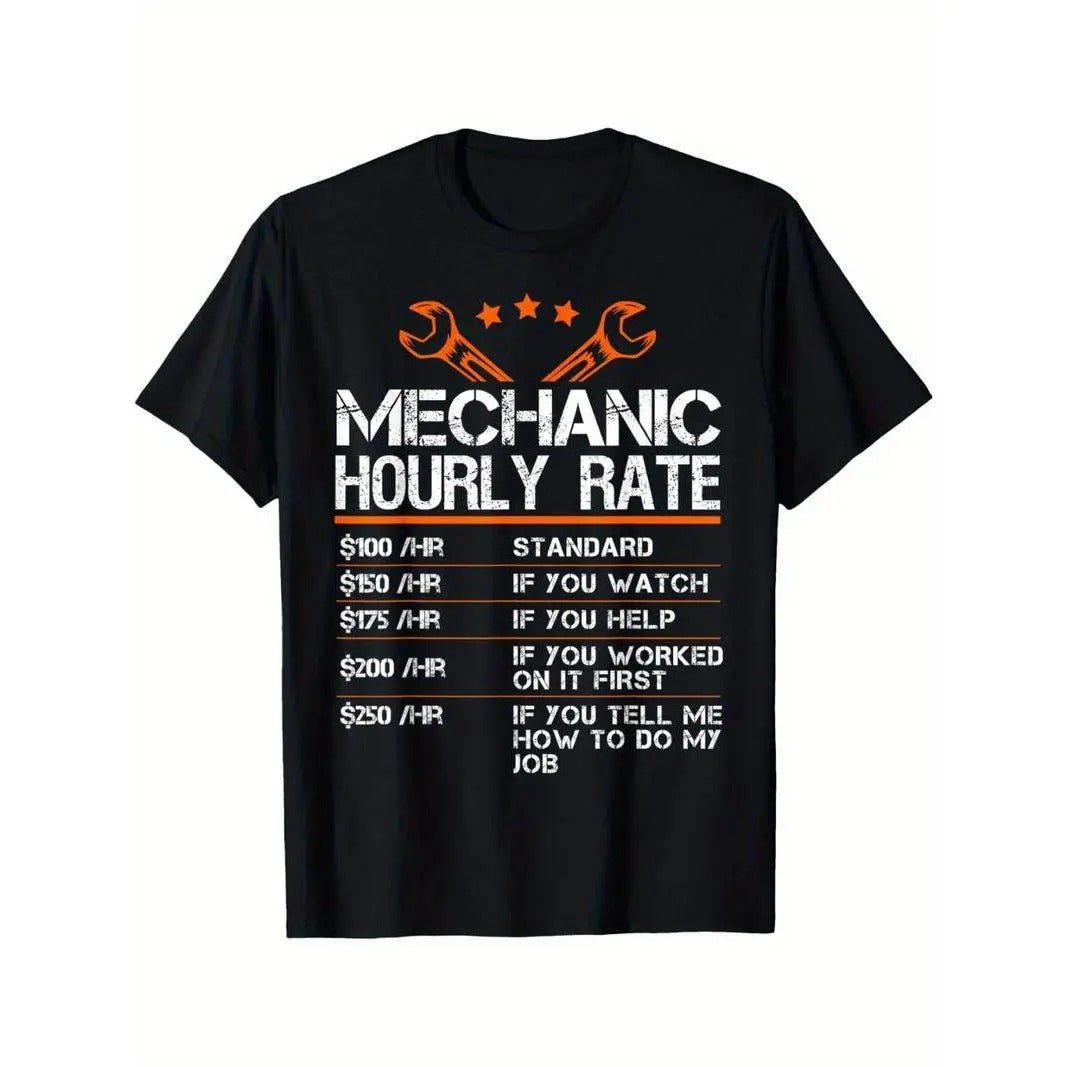 Funny Mechanic Hourly Rate Auto Repair T-Shirt / Sweatshirt / Hoodie