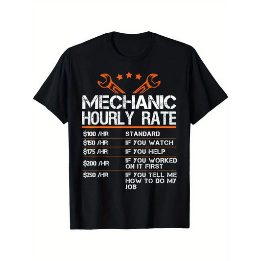 Funny Mechanic Hourly Rate Auto Repair T-Shirt / Sweatshirt / Hoodie