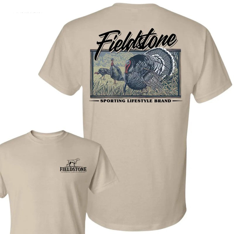 Fieldstone Turkey Hunting Detailed Wild Turkey T-Shirt / Sweatshirt / Hoodie