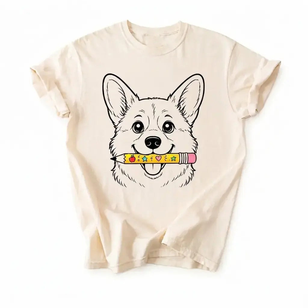 50+ Dog Breeds Back to School Cute First Day of School Teacher T-Shirt / Sweatshirt / Hoodie