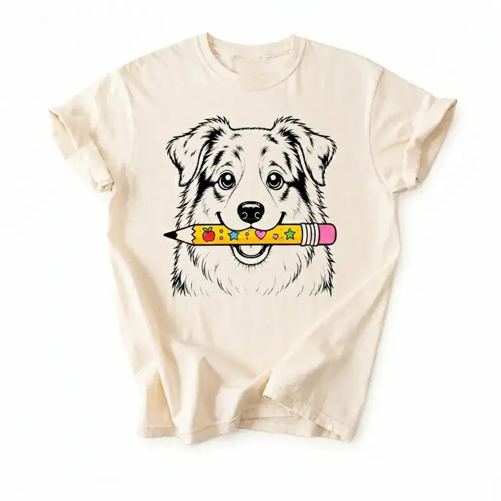 50+ Dog Breeds Back to School Cute First Day of School Teacher T-Shirt / Sweatshirt / Hoodie
