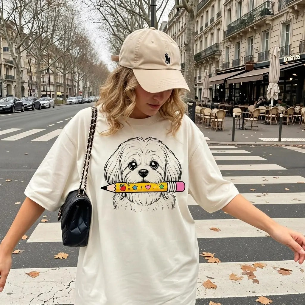 50+ Dog Breeds Back to School Cute First Day of School Teacher T-Shirt / Sweatshirt / Hoodie