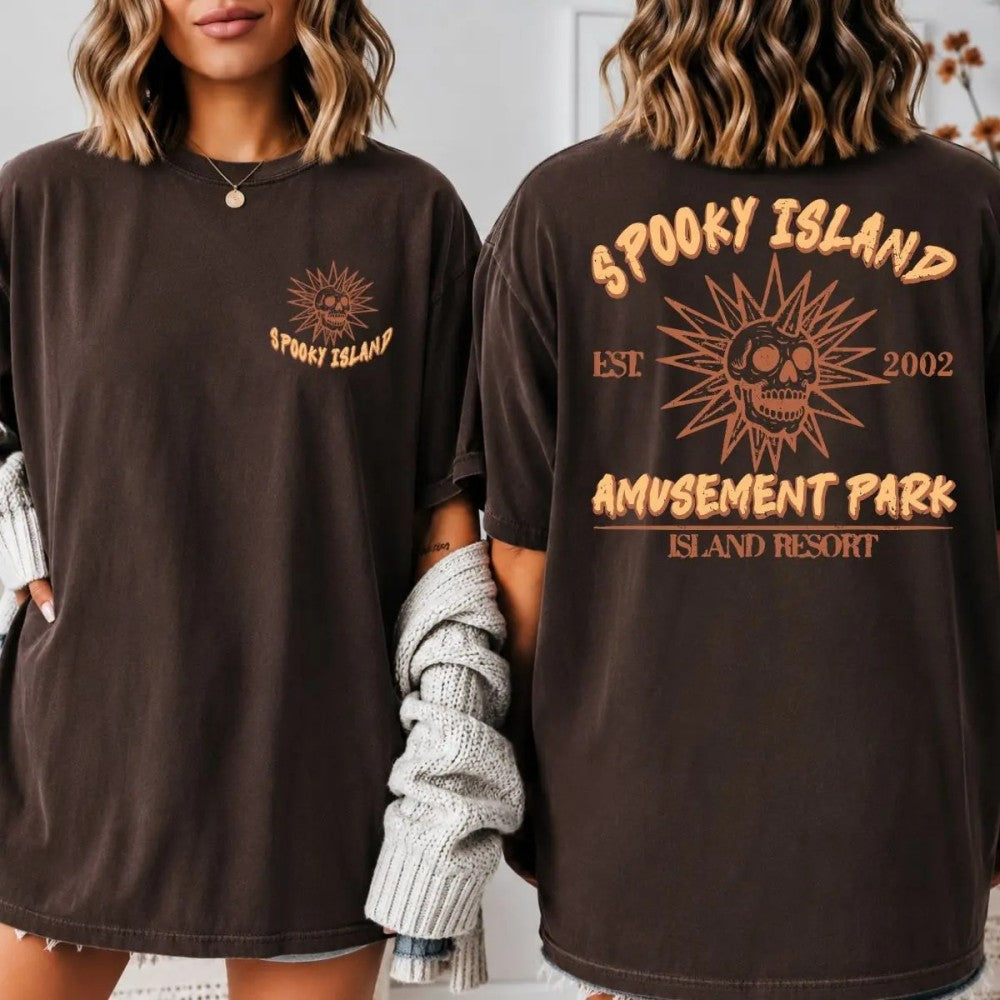 Spooky Island Retro Cartoon Halloween Movie T-Shirt / Sweatshirt / Hoodie