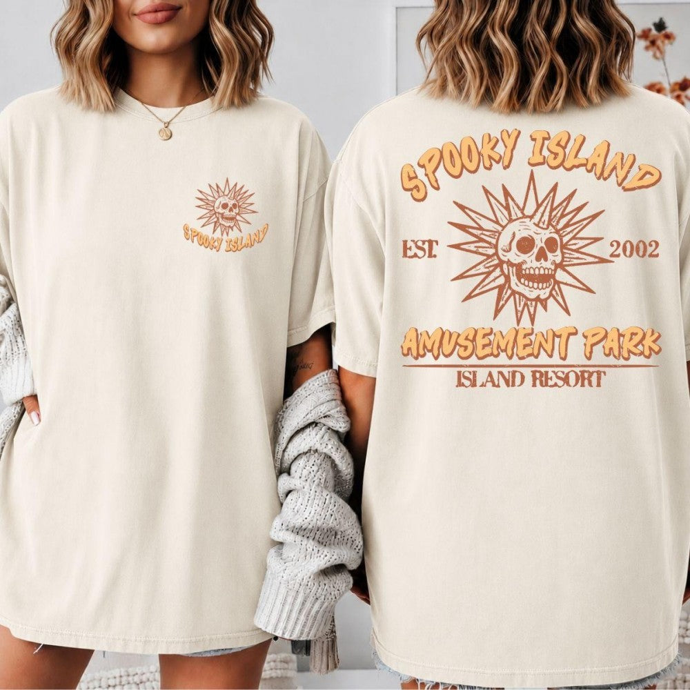 Spooky Island Retro Cartoon Halloween Movie T-Shirt / Sweatshirt / Hoodie