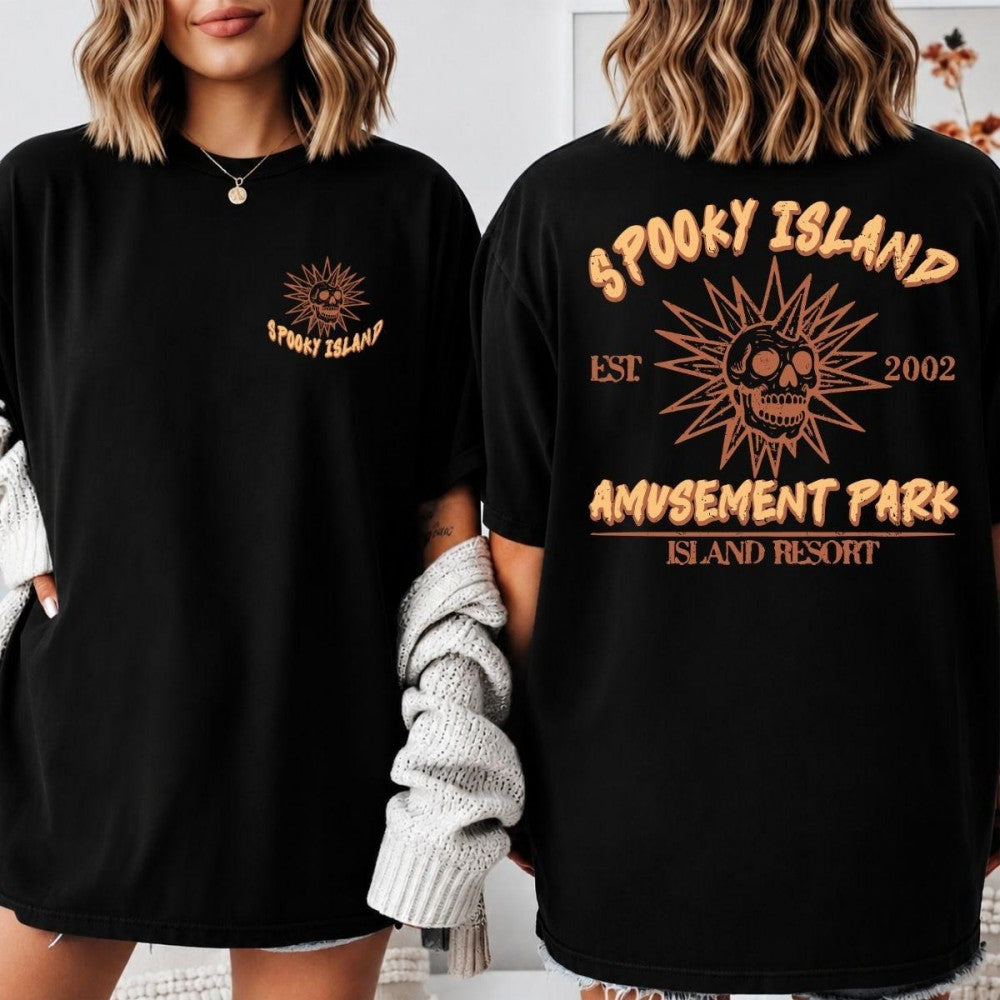 Spooky Island Retro Cartoon Halloween Movie T-Shirt / Sweatshirt / Hoodie