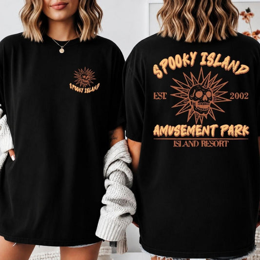 Spooky Island Retro Cartoon Halloween Movie T-Shirt / Sweatshirt / Hoodie