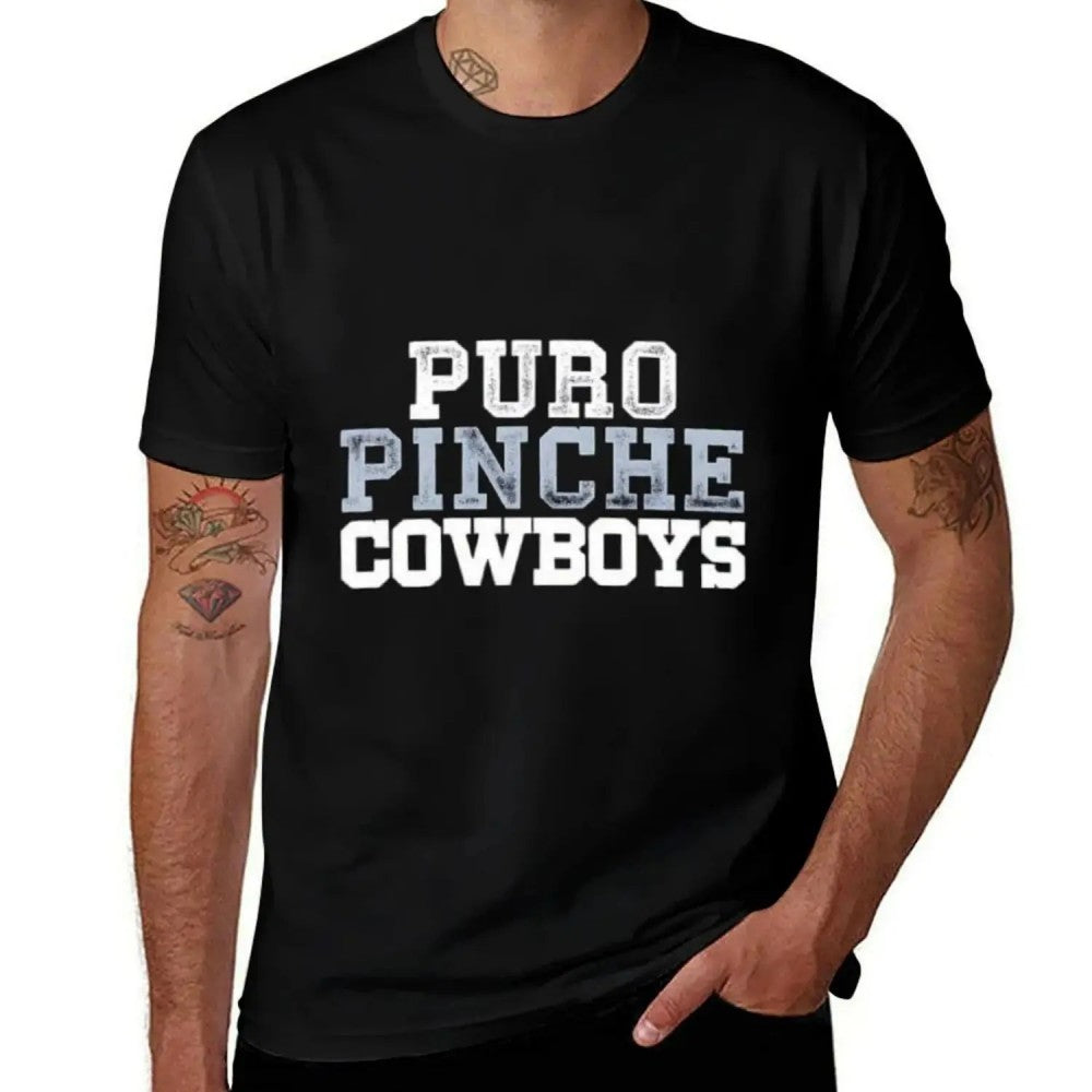 Puro Pinche Cowboys Men's Cotton Short Sleeve T-Shirt / Sweatshirt / Hoodie