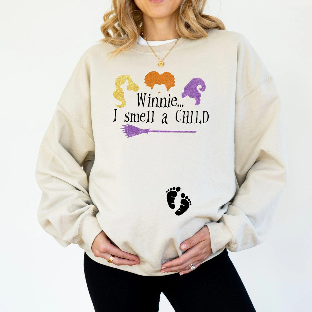 Pregnancy Sweater Winnie I Smell A Child T-Shirt / Sweatshirt / Hoodie