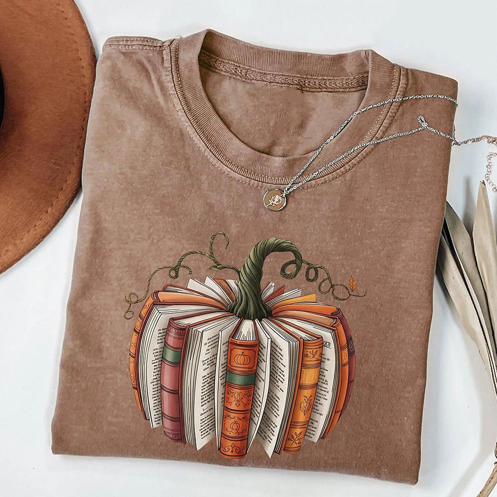 Fall Book Pumpkin Halloween Book Lover T-Shirt / Sweatshirt / Hoodie