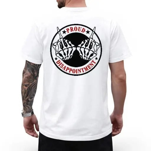 PROUD DISAPPOINTMENT Defiant Bone Hand Print T-Shirt / Sweatshirt / Hoodie
