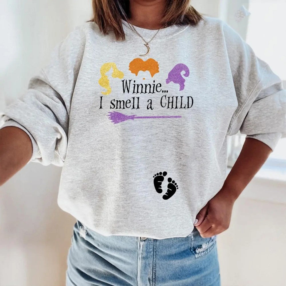 Pregnancy Sweater Winnie I Smell A Child T-Shirt / Sweatshirt / Hoodie