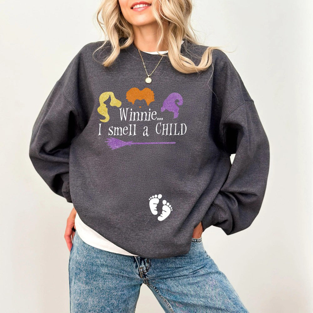 Pregnancy Sweater Winnie I Smell A Child T-Shirt / Sweatshirt / Hoodie