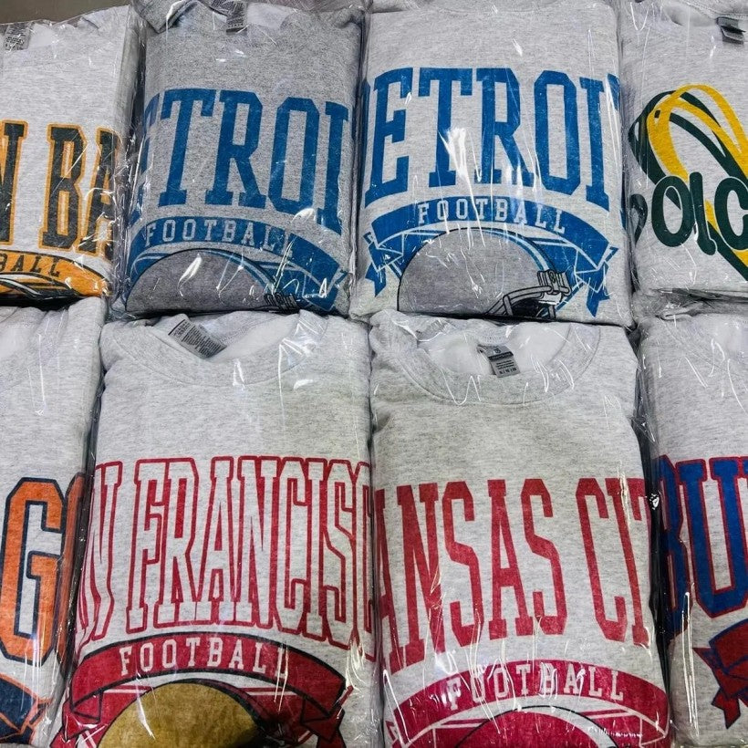 Vintage Football Hometown Team T-Shirt / Sweatshirt / Hoodie