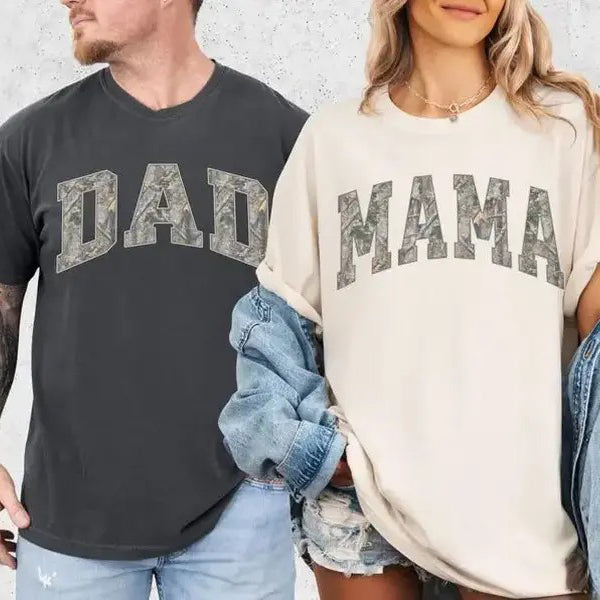 Camo Mama Dad T-Shirt / Sweatshirt / Hoodie