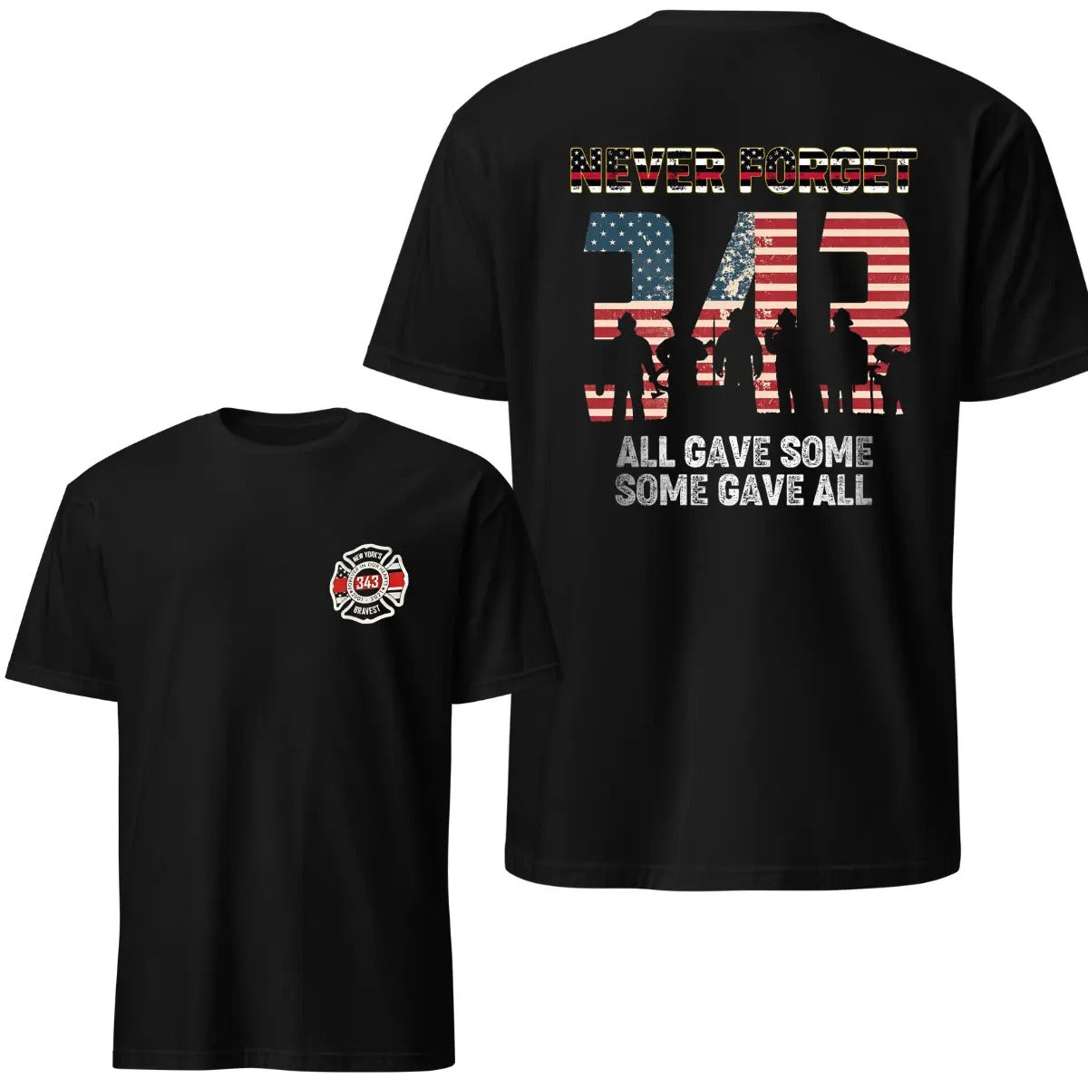 New York Firefighter Memorial 343 T-Shirt / Sweatshirt / Hoodie