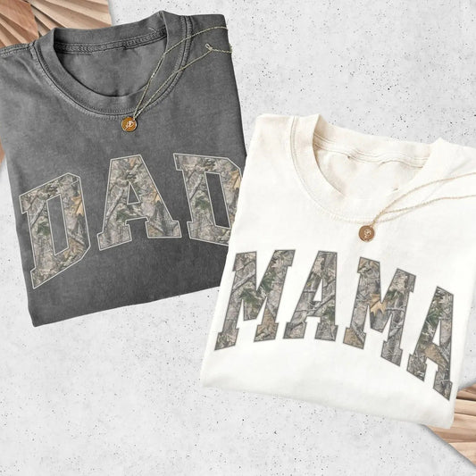 Camo Mama Dad T-Shirt / Sweatshirt / Hoodie