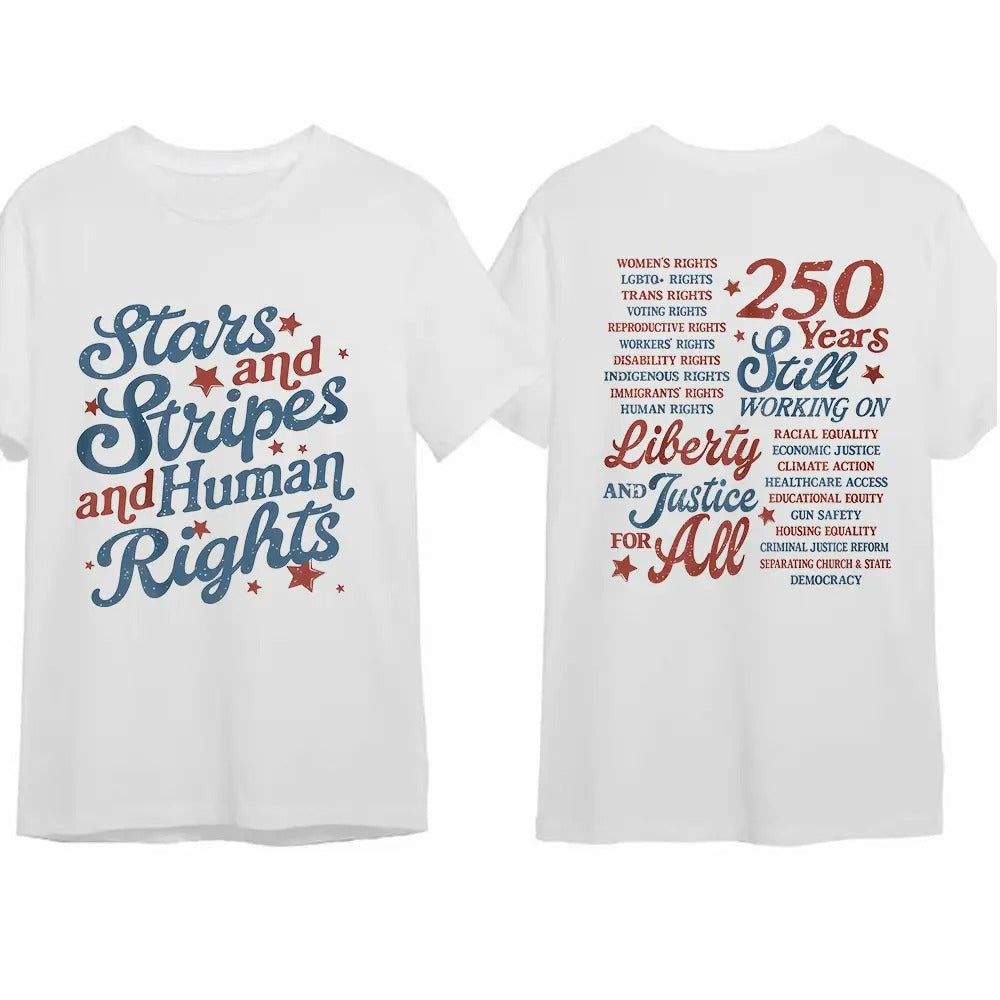 Stars Stripes And Human Rights T-Shirt / Sweatshirt / Hoodie