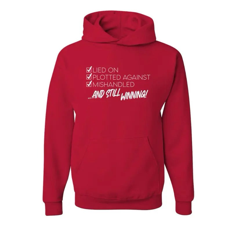 Lied On Plotted Against Mishandled And Still Winning T-Shirt / Sweatshirt / Hoodie