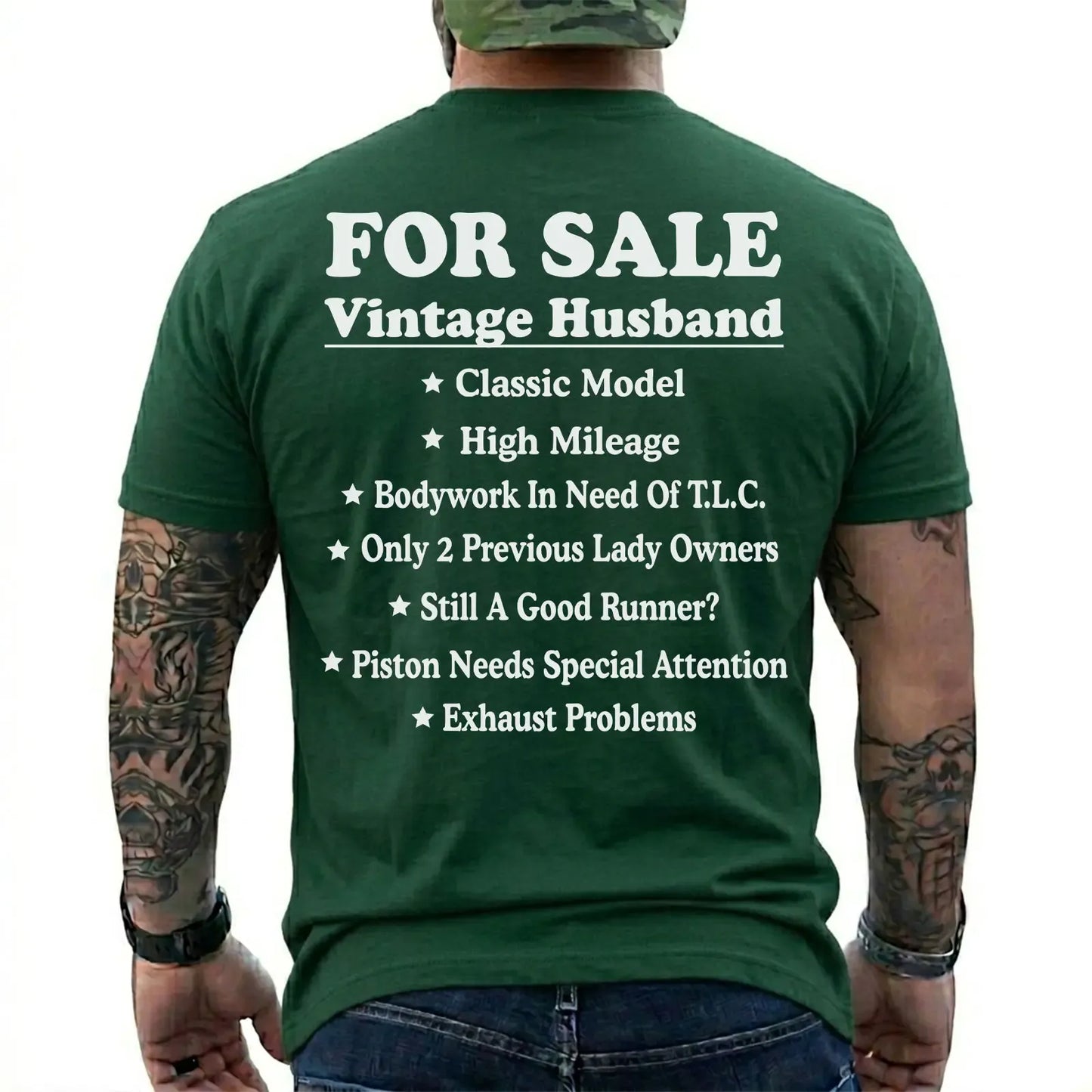 Vintage Husband For Sale Funny Graphic T-Shirt / Sweatshirt / Hoodie