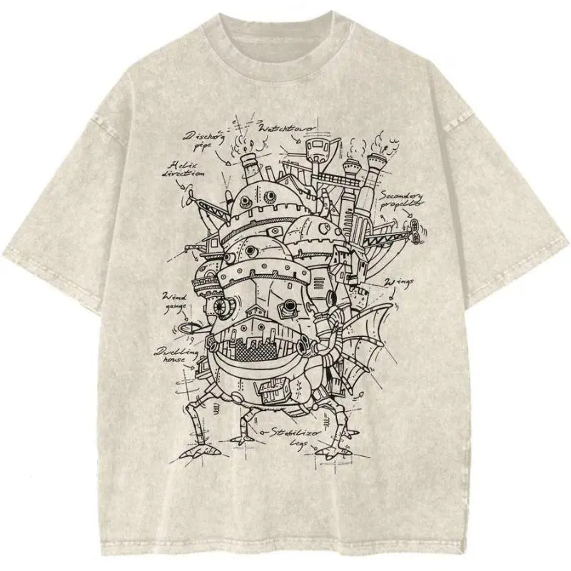 Howl’s Moving Castle Vintage Anime T-Shirt / Sweatshirt / Hoodie