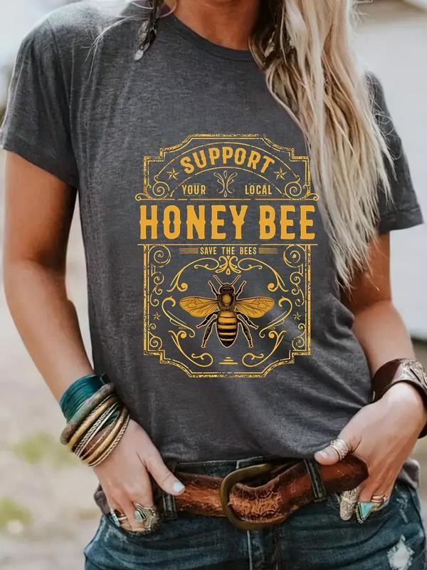 Support Honey Bee Vintage Nature T-Shirt / Sweatshirt / Hoodie
