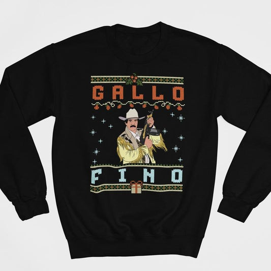 Gallo Fino Funny Retro Western Christmas Ugly Style T-Shirt / Sweatshirt / Hoodie