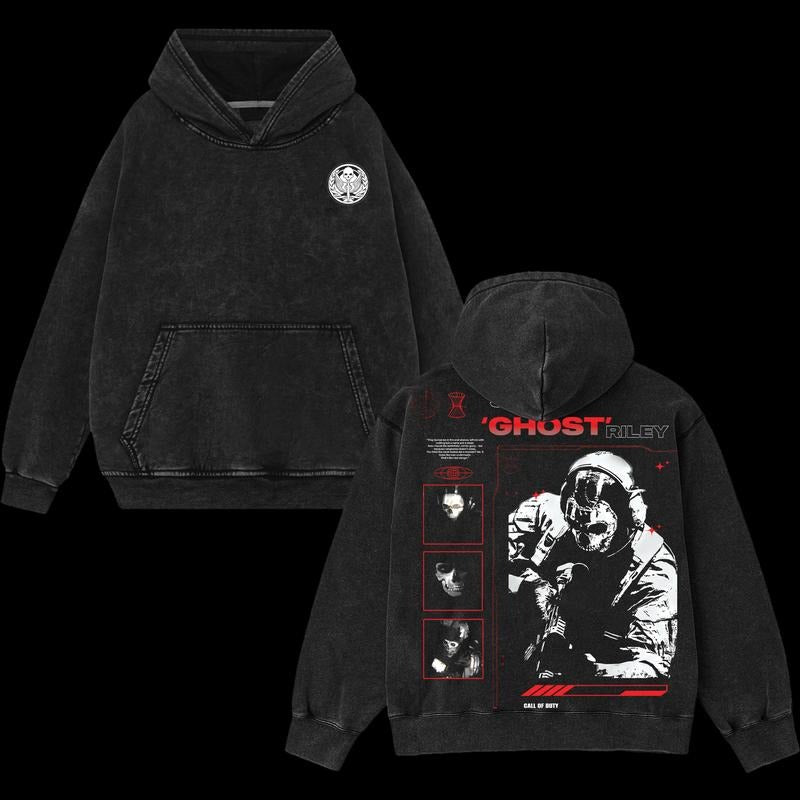 Ghost COD Double Printed T-Shirt / Sweatshirt / Hoodie