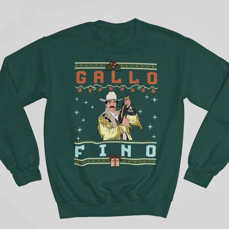 Gallo Fino Funny Retro Western Christmas Ugly Style T-Shirt / Sweatshirt / Hoodie