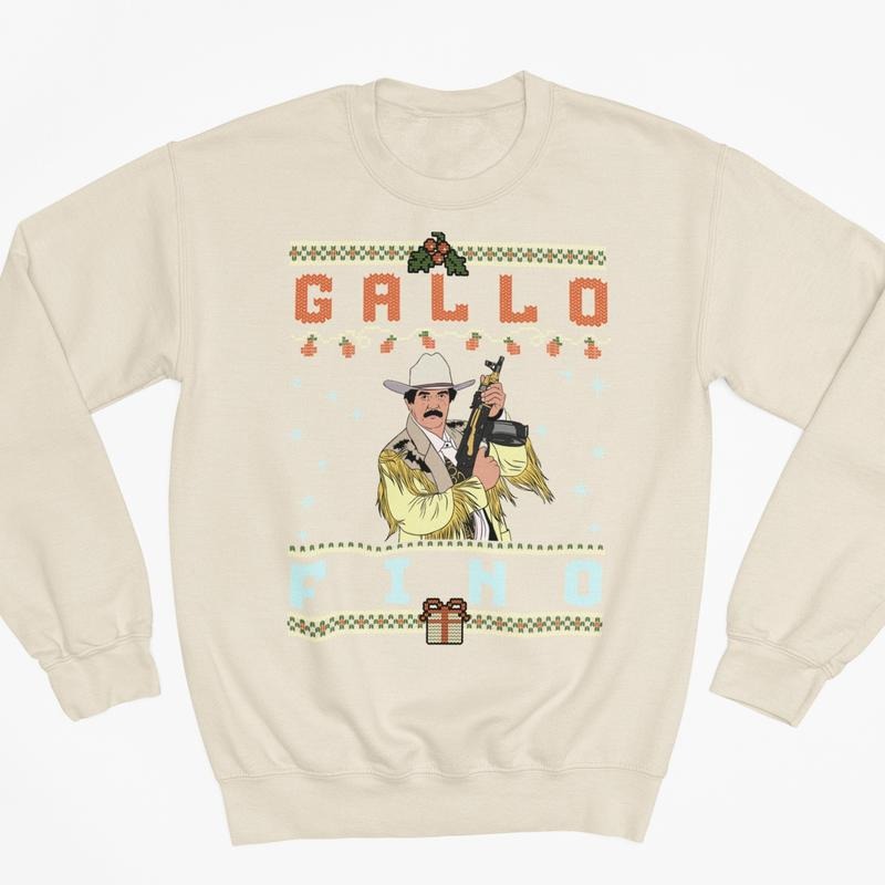 Gallo Fino Funny Retro Western Christmas Ugly Style T-Shirt / Sweatshirt / Hoodie