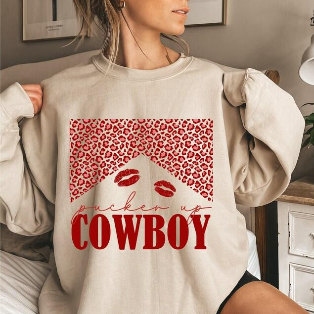 Western Valentine Cowboy Hearts T-Shirt / Sweatshirt / Hoodie
