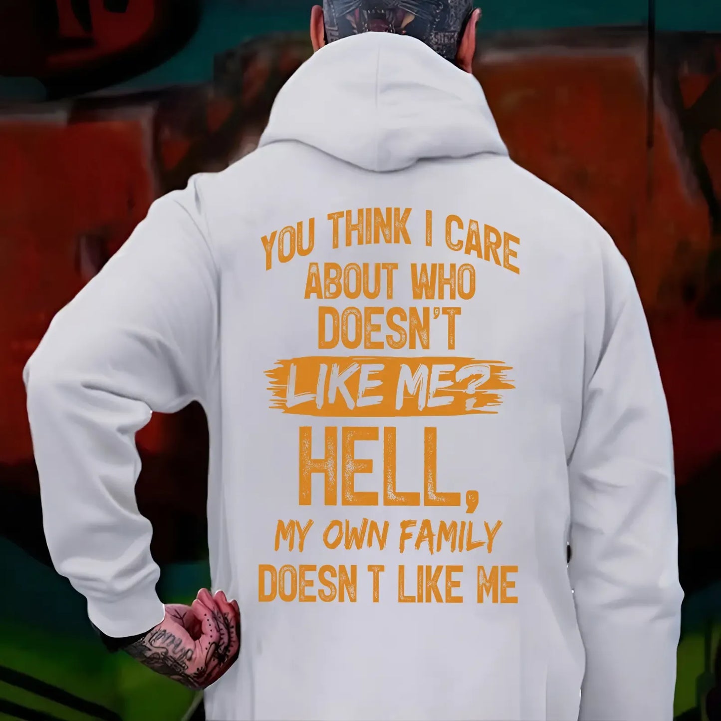 You Think I Care About Who Doesn’t Like Me Funny Sarcastic Quote Graphic T-Shirt / Sweatshirt / Hoodie