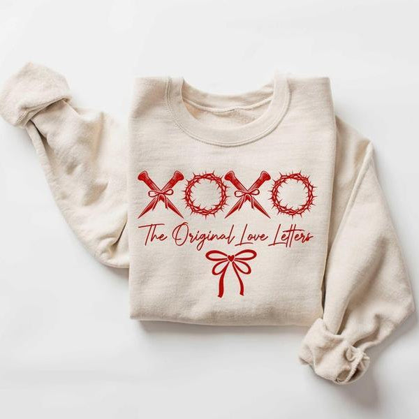 XOXO Love Letters Jesus Bible Verse Christian Religious Valentine Gift T-Shirt / Sweatshirt / Hoodie