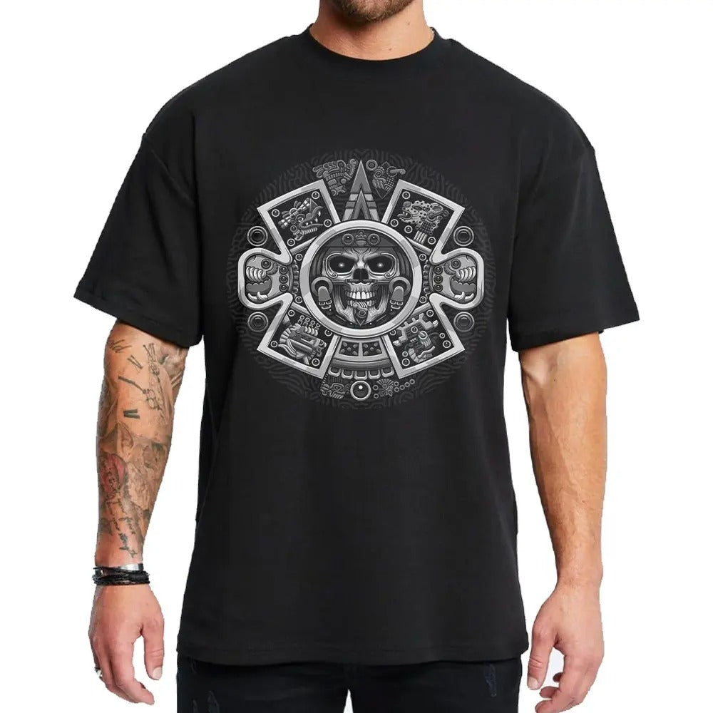 Mexican Chicano Aztec Skull Graphic  T-Shirt / Sweatshirt / Hoodie
